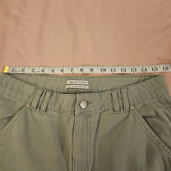 Urban Outfitters Green Wide-Leg  Double Knees Pants Size 28 - Picture 5 of 7